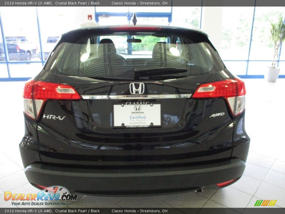 2019 Honda HR-V LX AWD Crystal Black Pearl / Black Photo #8