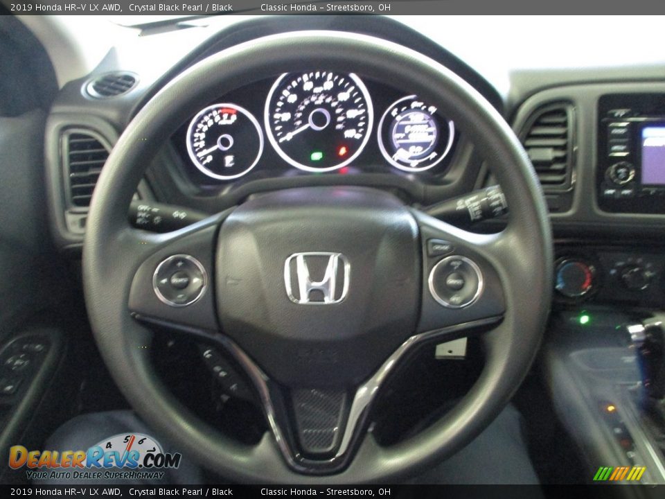 2019 Honda HR-V LX AWD Crystal Black Pearl / Black Photo #31