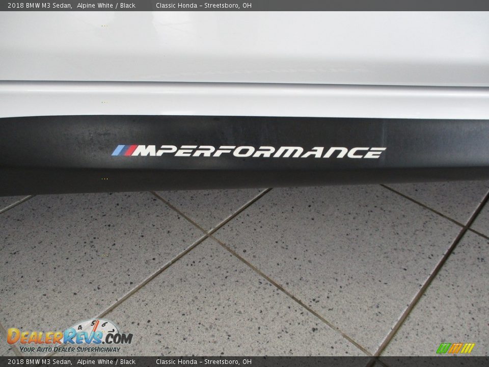 2018 BMW M3 Sedan Alpine White / Black Photo #6