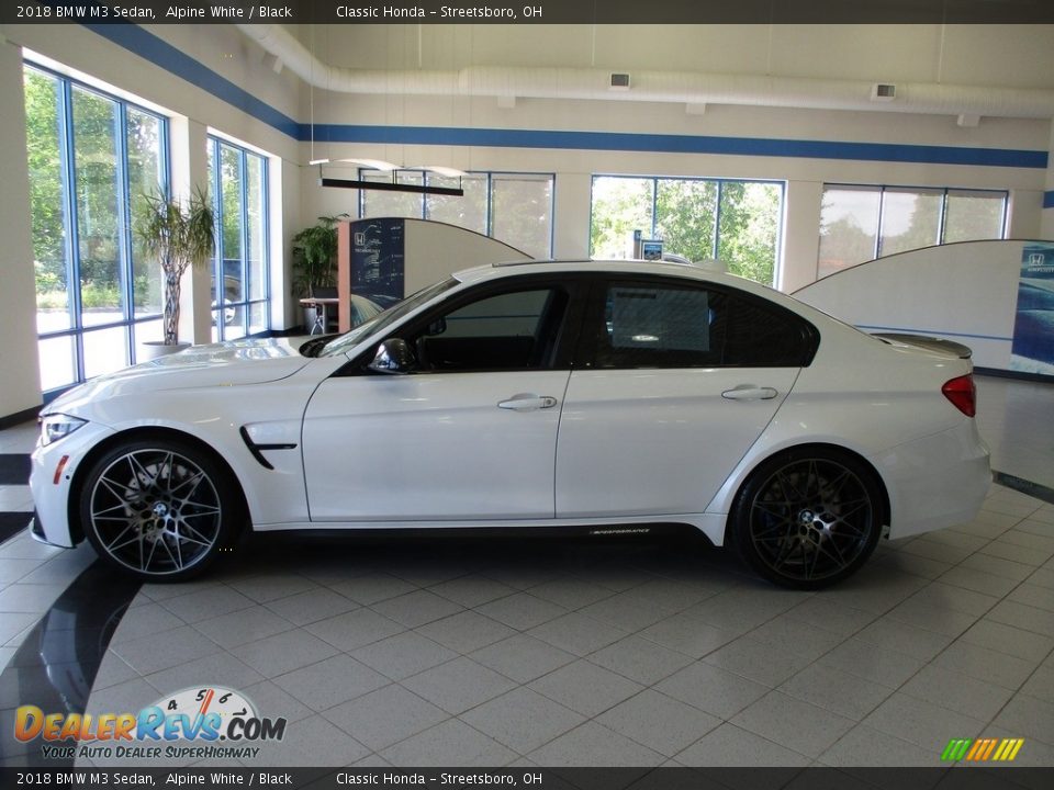Alpine White 2018 BMW M3 Sedan Photo #11