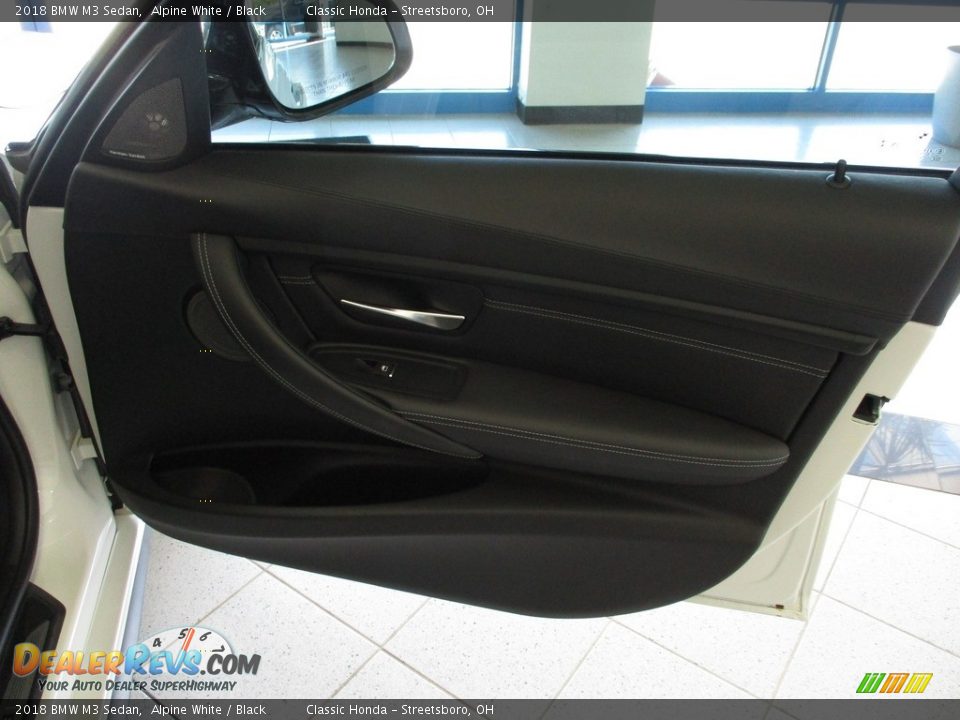 2018 BMW M3 Sedan Alpine White / Black Photo #15