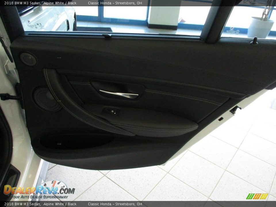 2018 BMW M3 Sedan Alpine White / Black Photo #19