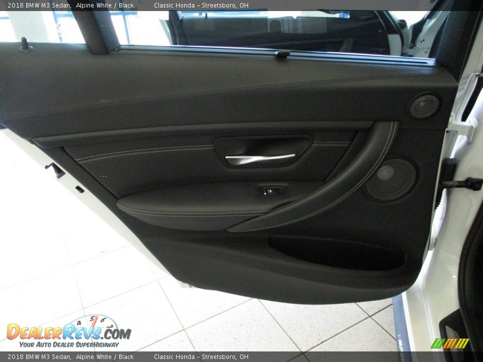 2018 BMW M3 Sedan Alpine White / Black Photo #24