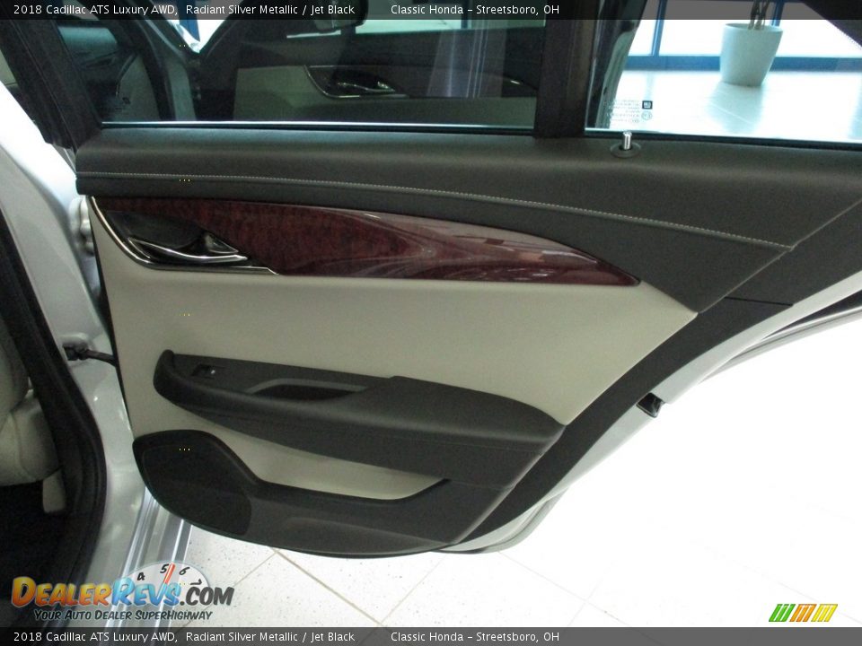 2018 Cadillac ATS Luxury AWD Radiant Silver Metallic / Jet Black Photo #18