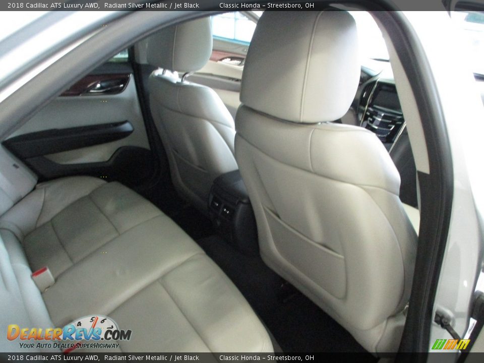 2018 Cadillac ATS Luxury AWD Radiant Silver Metallic / Jet Black Photo #19
