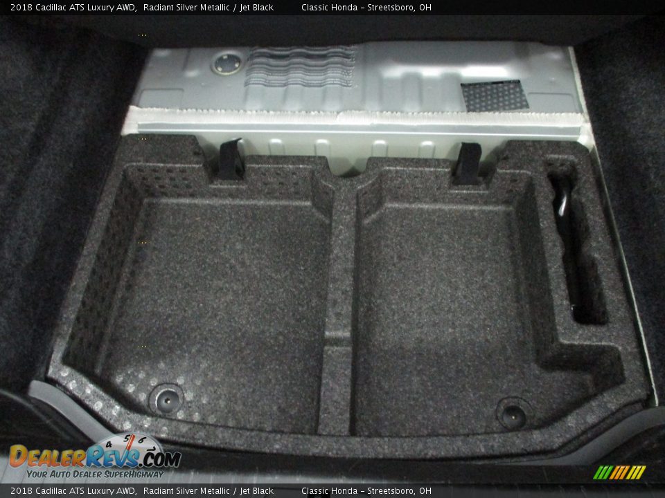 2018 Cadillac ATS Luxury AWD Radiant Silver Metallic / Jet Black Photo #22