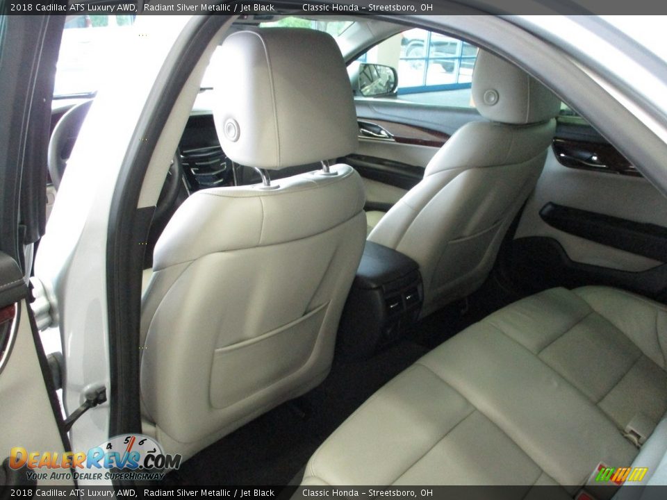 2018 Cadillac ATS Luxury AWD Radiant Silver Metallic / Jet Black Photo #24