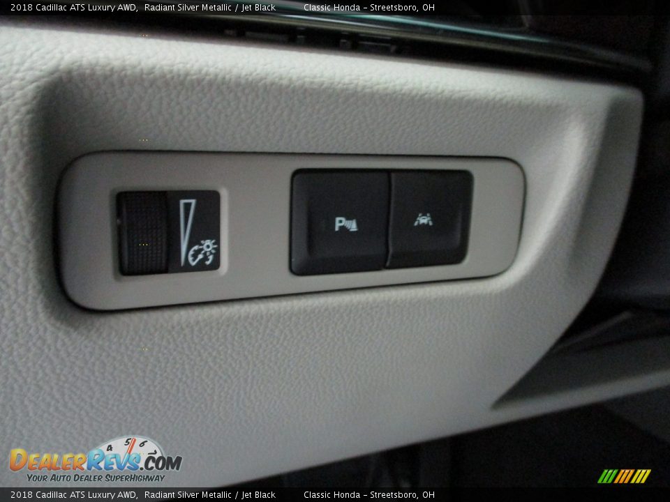 2018 Cadillac ATS Luxury AWD Radiant Silver Metallic / Jet Black Photo #29
