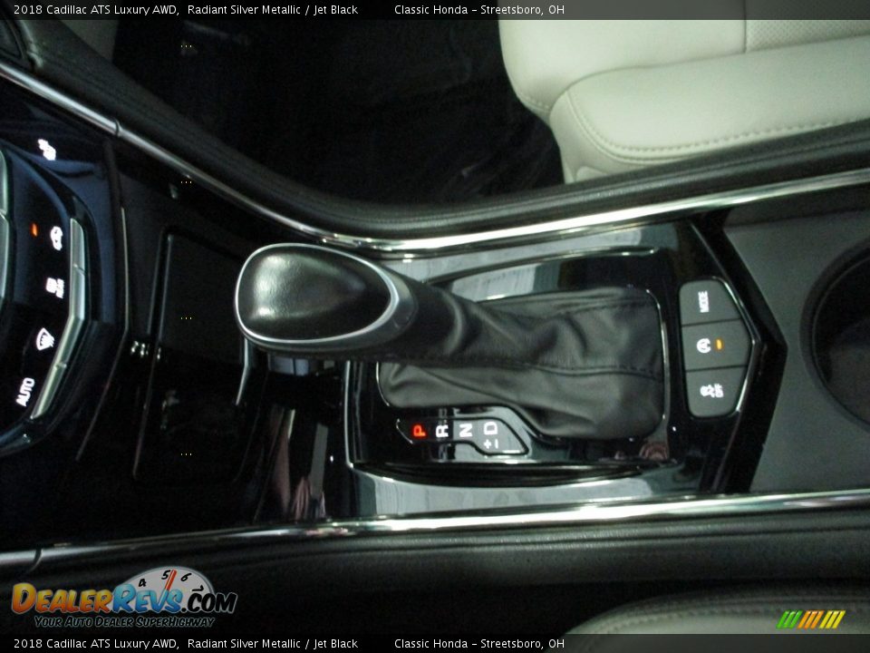 2018 Cadillac ATS Luxury AWD Radiant Silver Metallic / Jet Black Photo #33