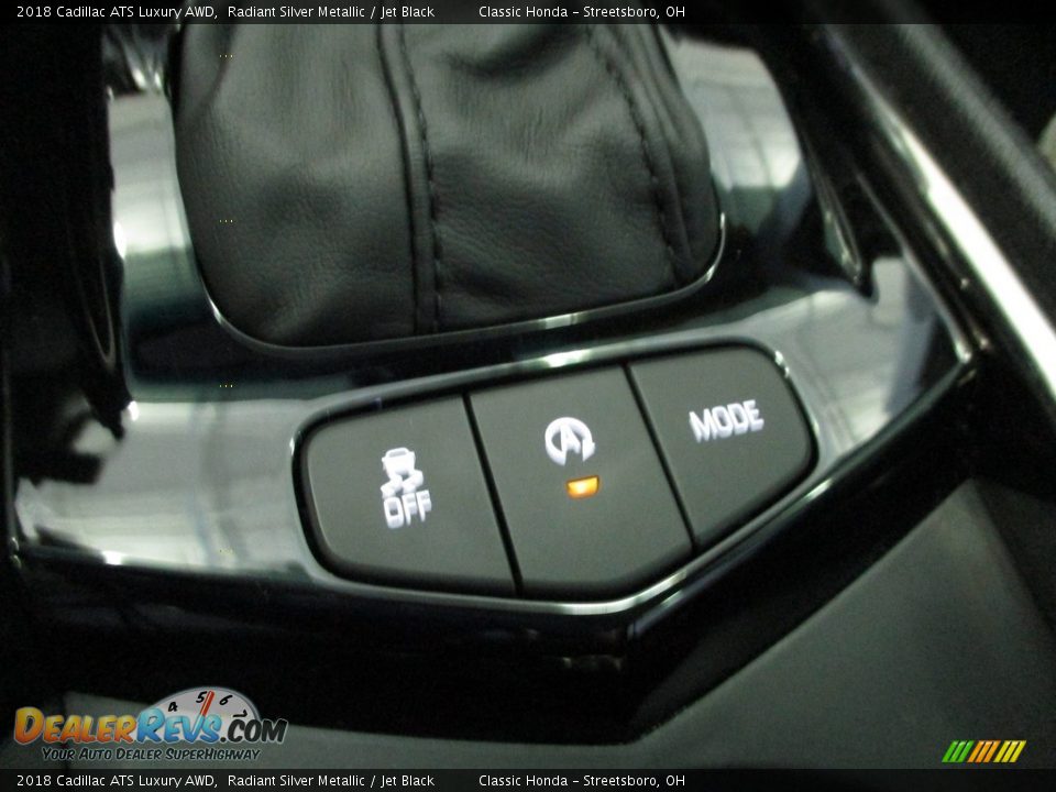 2018 Cadillac ATS Luxury AWD Radiant Silver Metallic / Jet Black Photo #34