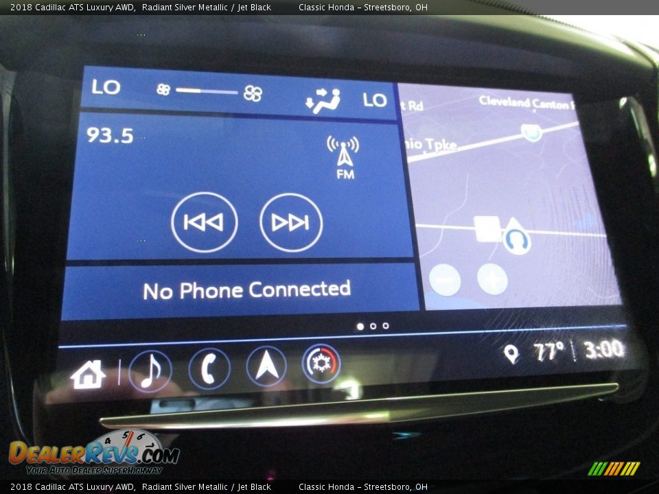 2018 Cadillac ATS Luxury AWD Radiant Silver Metallic / Jet Black Photo #36