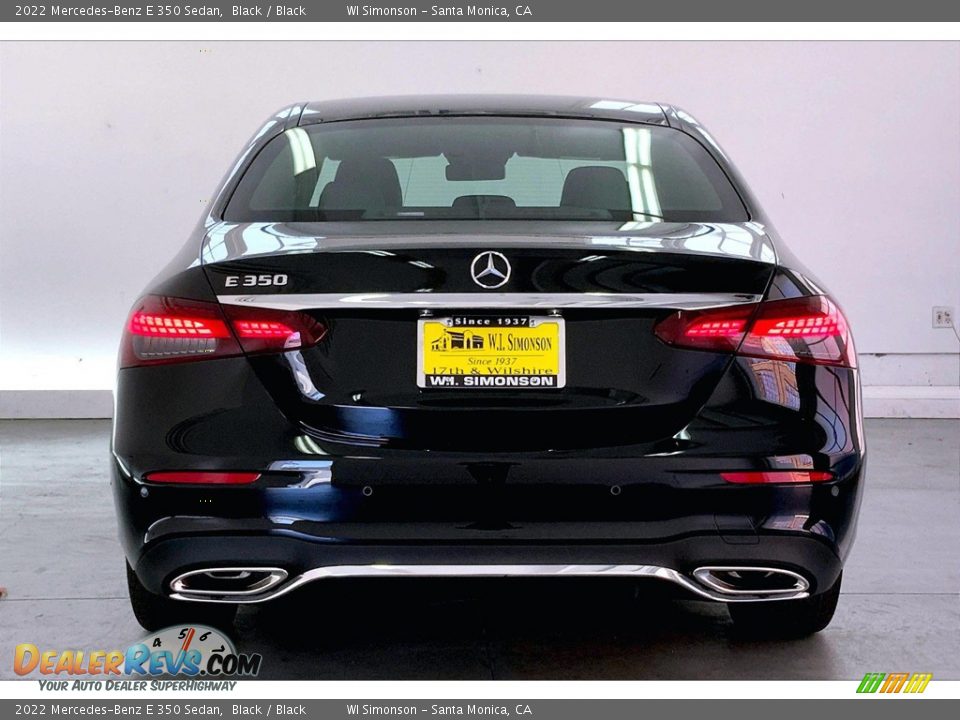 2022 Mercedes-Benz E 350 Sedan Black / Black Photo #3