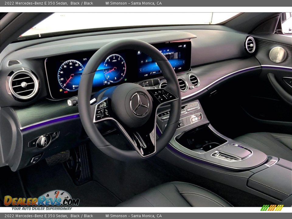 2022 Mercedes-Benz E 350 Sedan Black / Black Photo #4