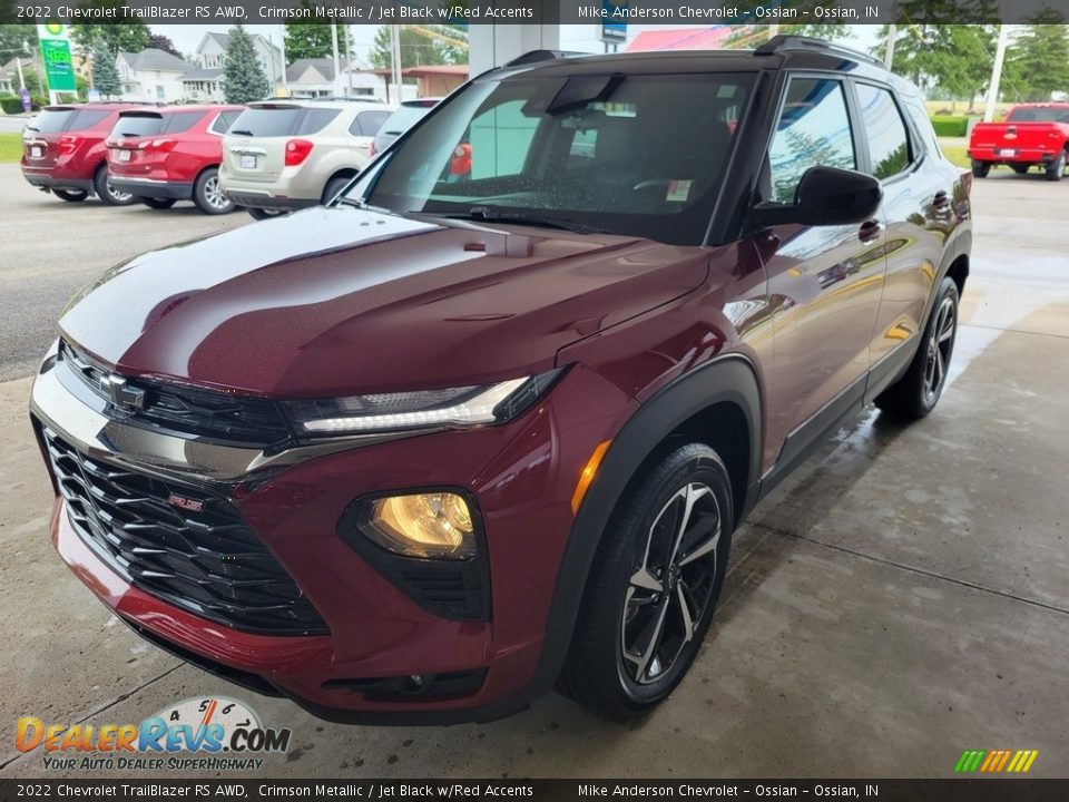 2022 Chevrolet TrailBlazer RS AWD Crimson Metallic / Jet Black w/Red Accents Photo #8