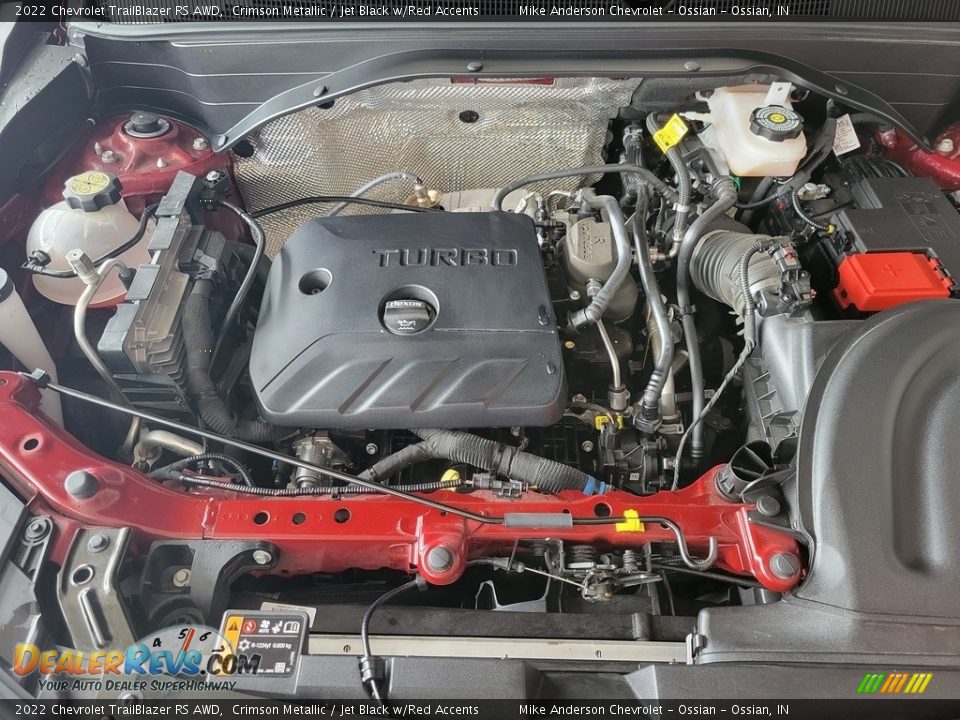 2022 Chevrolet TrailBlazer RS AWD 1.3 Liter Turbocharged DOHC 12-Valve VVT 3 Cylinder Engine Photo #10