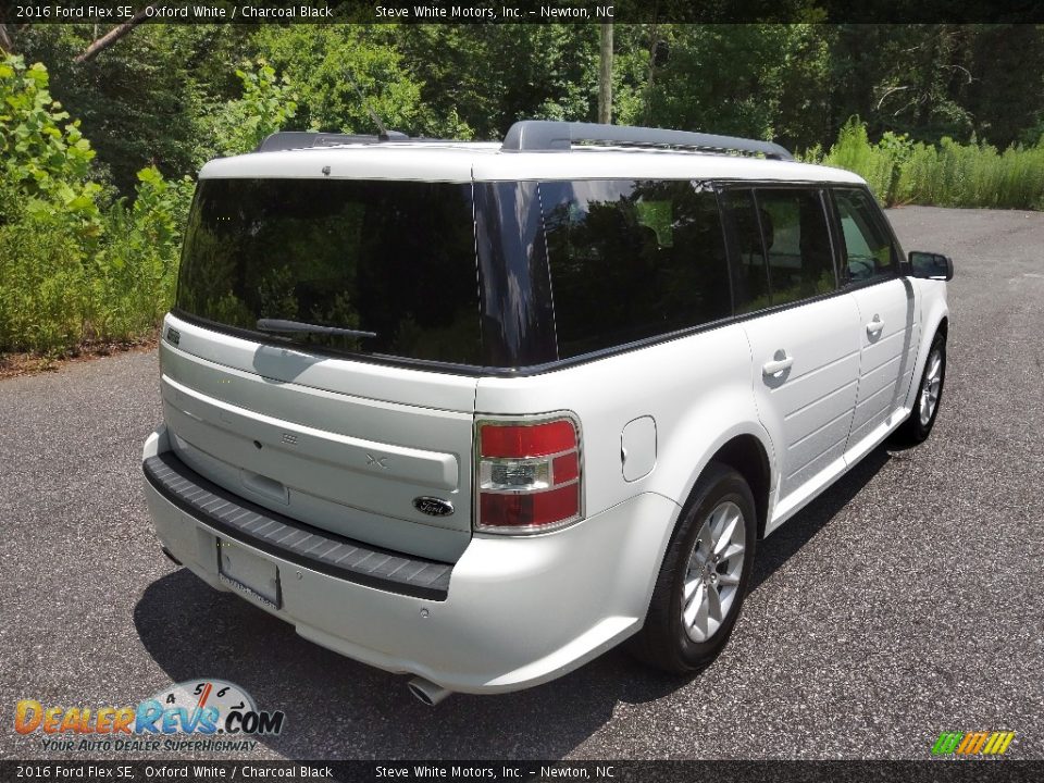 2016 Ford Flex SE Oxford White / Charcoal Black Photo #6