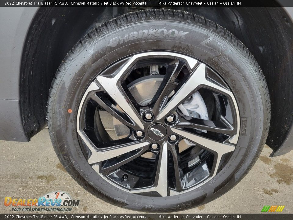 2022 Chevrolet TrailBlazer RS AWD Crimson Metallic / Jet Black w/Red Accents Photo #11