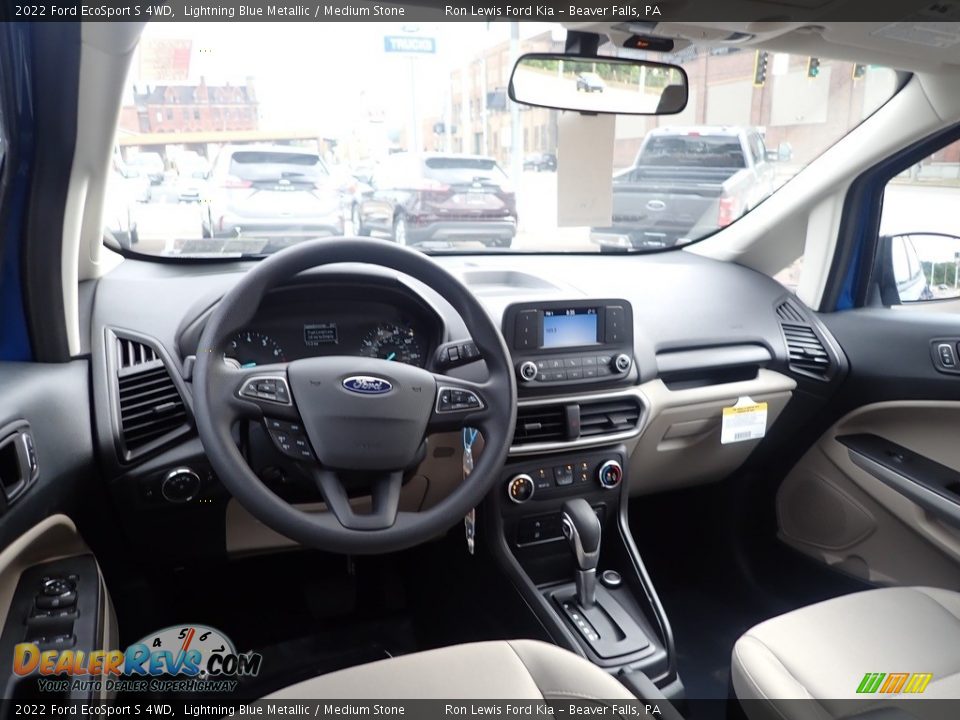 Medium Stone Interior - 2022 Ford EcoSport S 4WD Photo #13