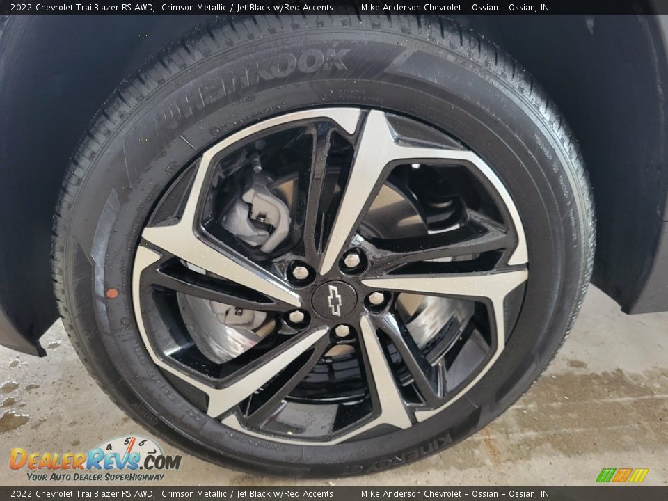 2022 Chevrolet TrailBlazer RS AWD Crimson Metallic / Jet Black w/Red Accents Photo #14