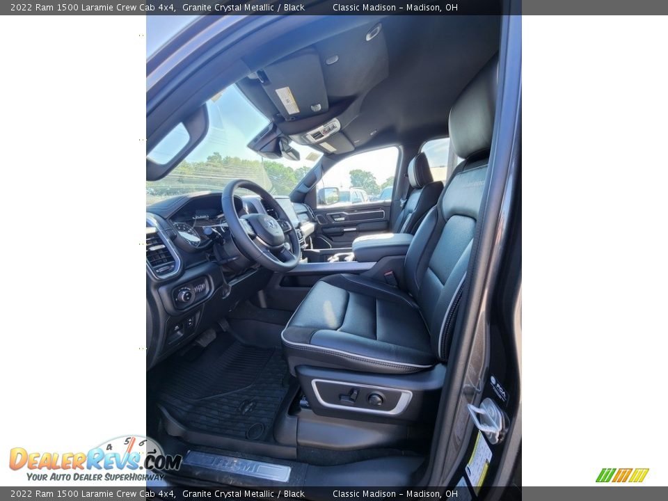 2022 Ram 1500 Laramie Crew Cab 4x4 Granite Crystal Metallic / Black Photo #2