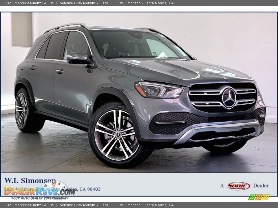 2022 Mercedes-Benz GLE 350 Selenite Gray Metallic / Black Photo #1