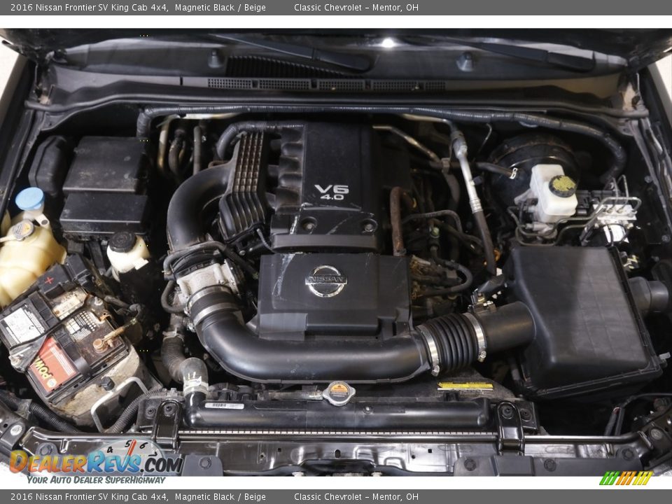2016 Nissan Frontier SV King Cab 4x4 4.0 Liter DOHC 24-Valve CVTCS V6 Engine Photo #18