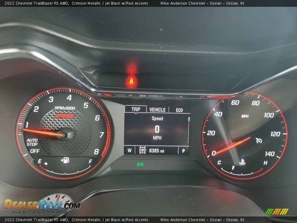 2022 Chevrolet TrailBlazer RS AWD Gauges Photo #24