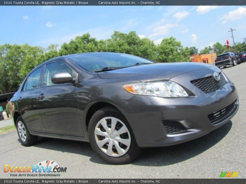 2010 Toyota Corolla LE Magnetic Gray Metallic / Bisque Photo #1