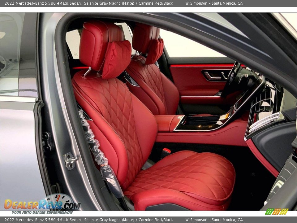 Front Seat of 2022 Mercedes-Benz S 580 4Matic Sedan Photo #5