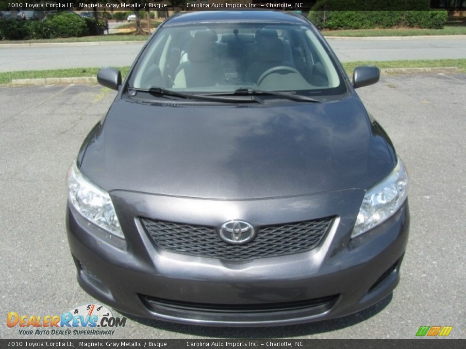 2010 Toyota Corolla LE Magnetic Gray Metallic / Bisque Photo #5