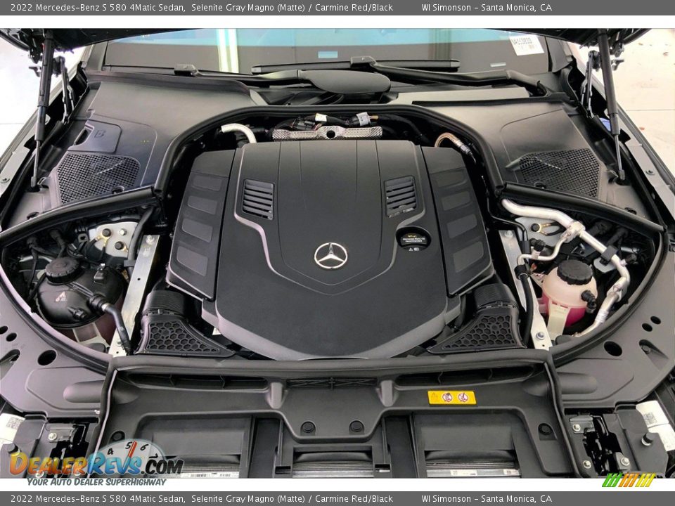 2022 Mercedes-Benz S 580 4Matic Sedan 4.0 Liter DI biturbo DOHC 32-Valve VVT V8 Engine Photo #9