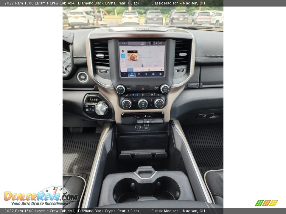 2022 Ram 1500 Laramie Crew Cab 4x4 Diamond Black Crystal Pearl / Black Photo #6