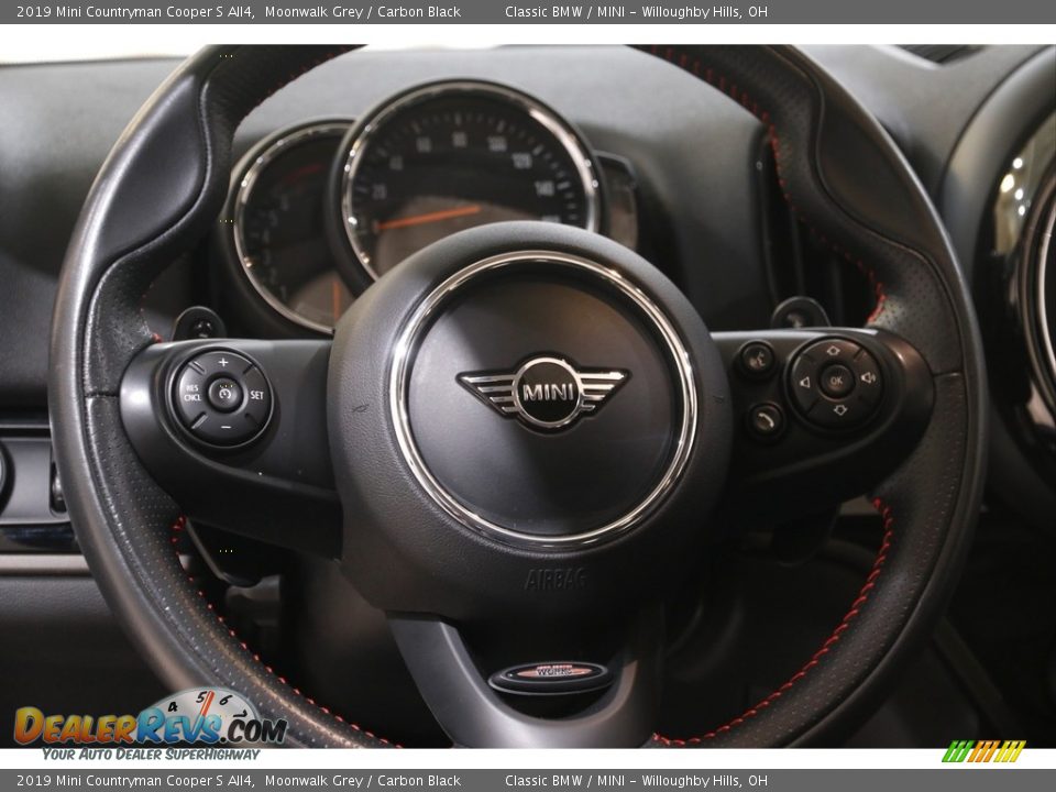 2019 Mini Countryman Cooper S All4 Moonwalk Grey / Carbon Black Photo #7