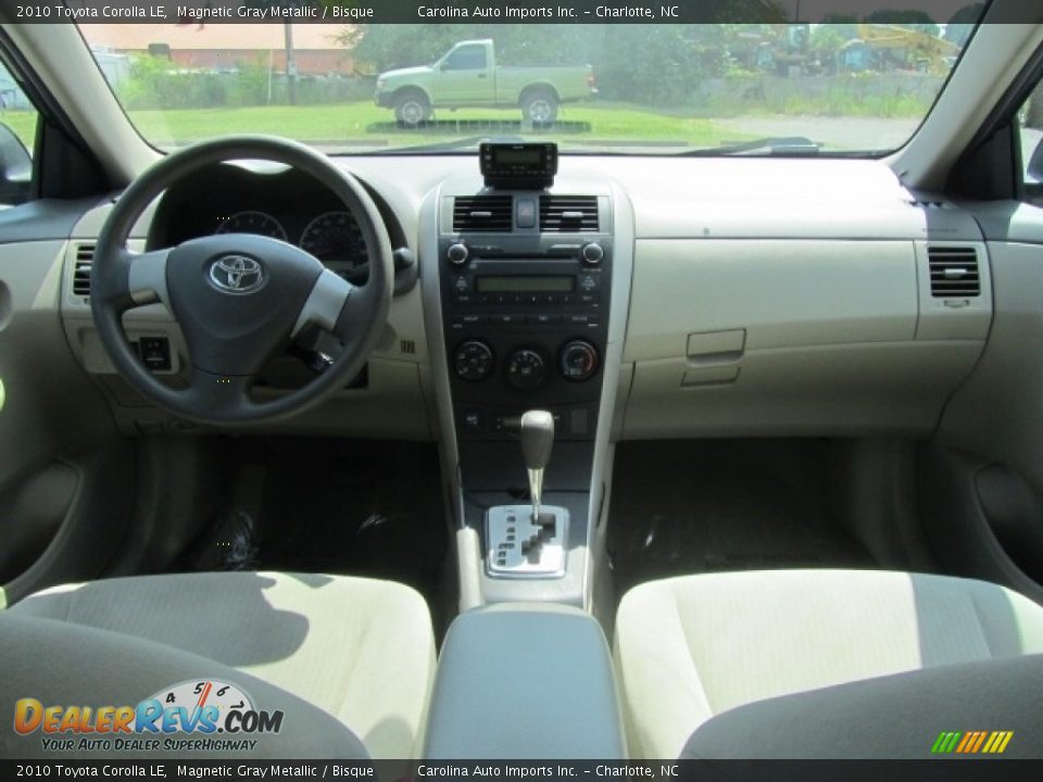 2010 Toyota Corolla LE Magnetic Gray Metallic / Bisque Photo #13