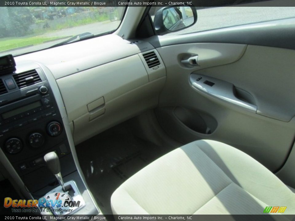 2010 Toyota Corolla LE Magnetic Gray Metallic / Bisque Photo #14