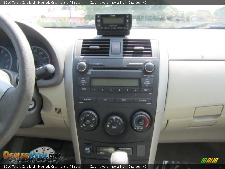 2010 Toyota Corolla LE Magnetic Gray Metallic / Bisque Photo #15