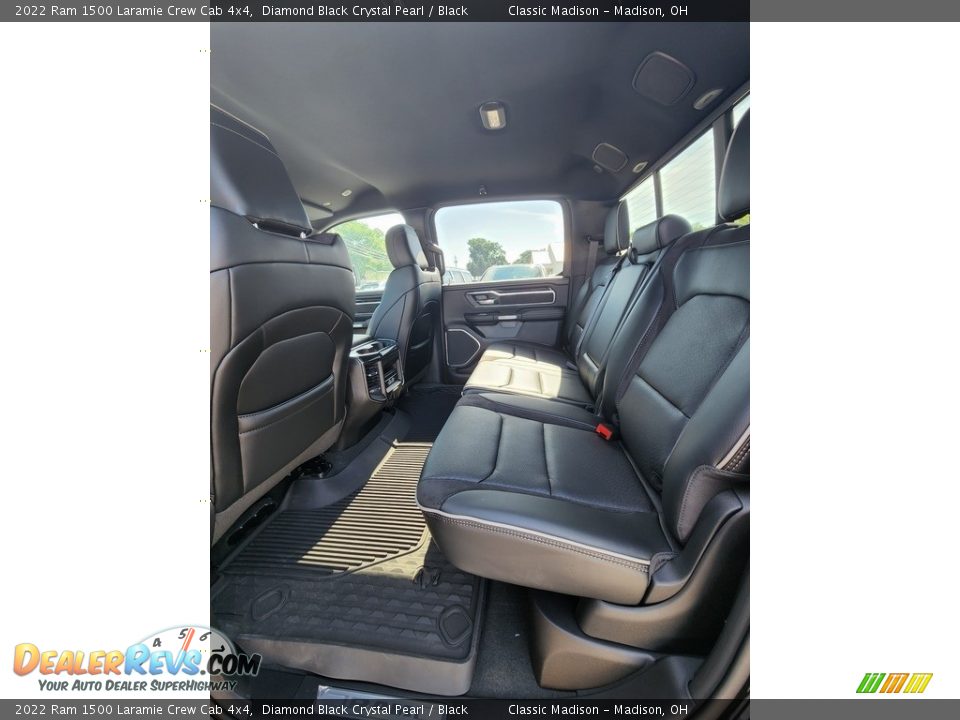 2022 Ram 1500 Laramie Crew Cab 4x4 Diamond Black Crystal Pearl / Black Photo #3