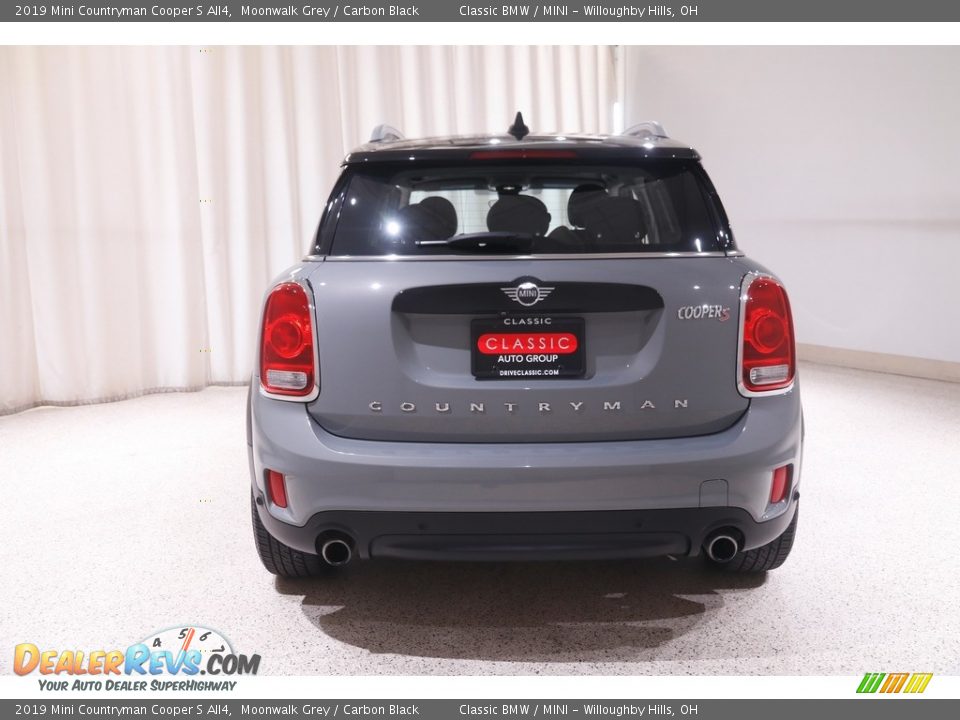 2019 Mini Countryman Cooper S All4 Moonwalk Grey / Carbon Black Photo #18