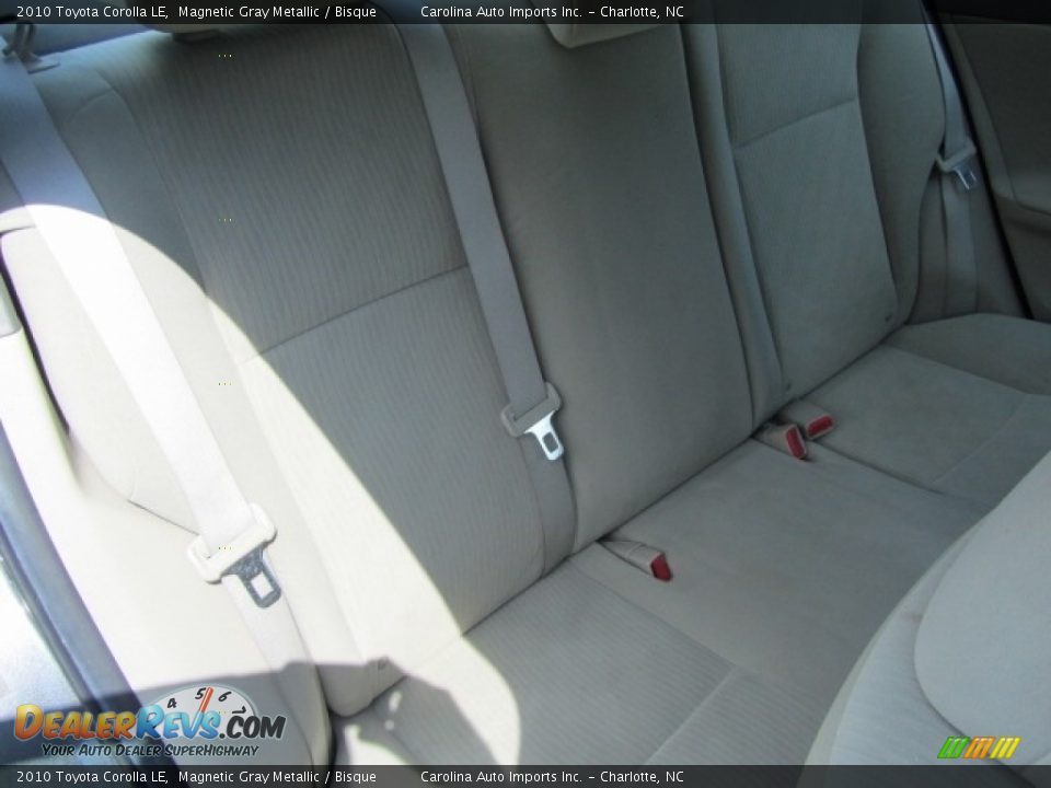 2010 Toyota Corolla LE Magnetic Gray Metallic / Bisque Photo #24