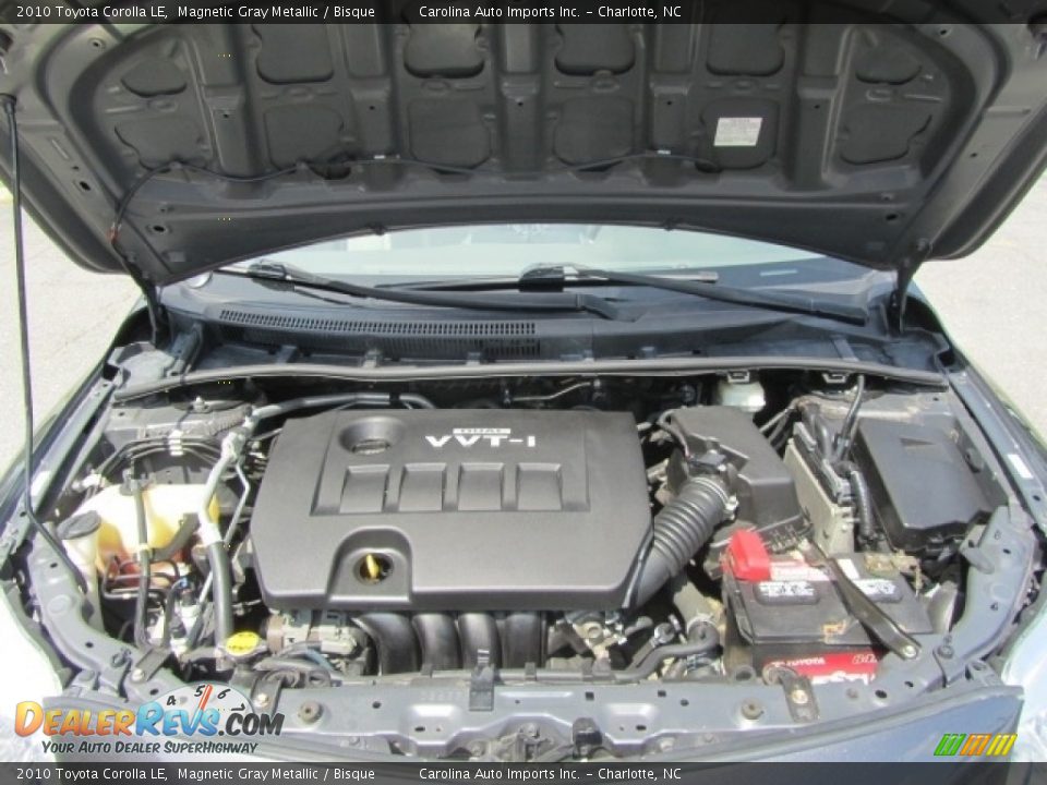 2010 Toyota Corolla LE Magnetic Gray Metallic / Bisque Photo #25