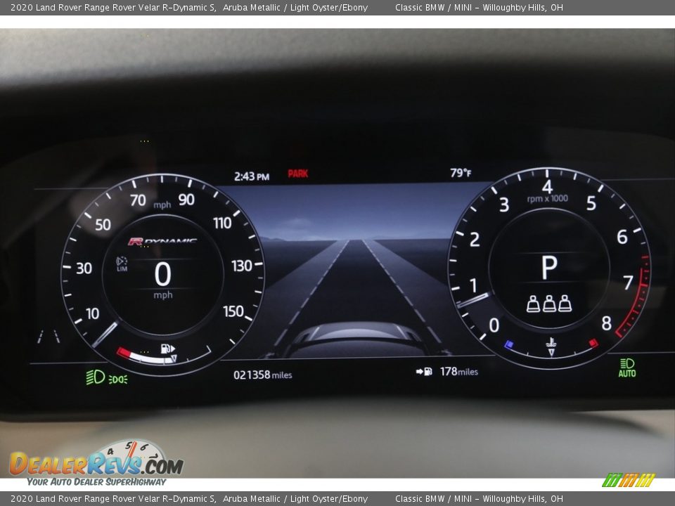 2020 Land Rover Range Rover Velar R-Dynamic S Gauges Photo #9