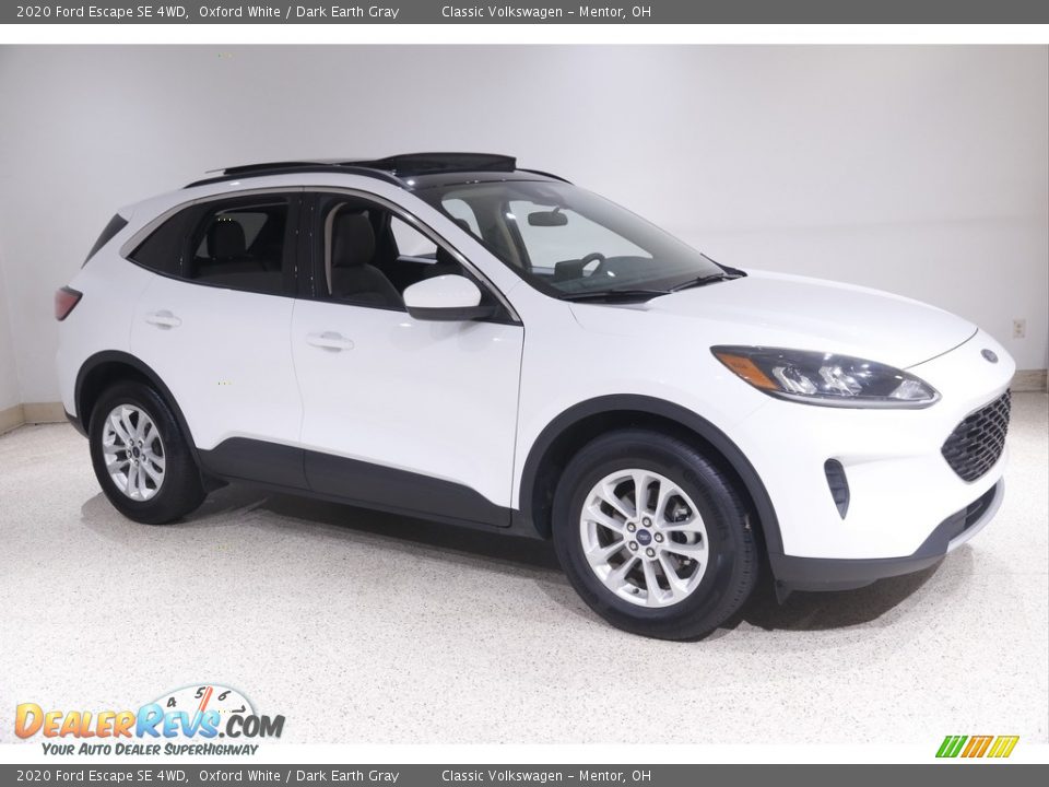 2020 Ford Escape SE 4WD Oxford White / Dark Earth Gray Photo #1