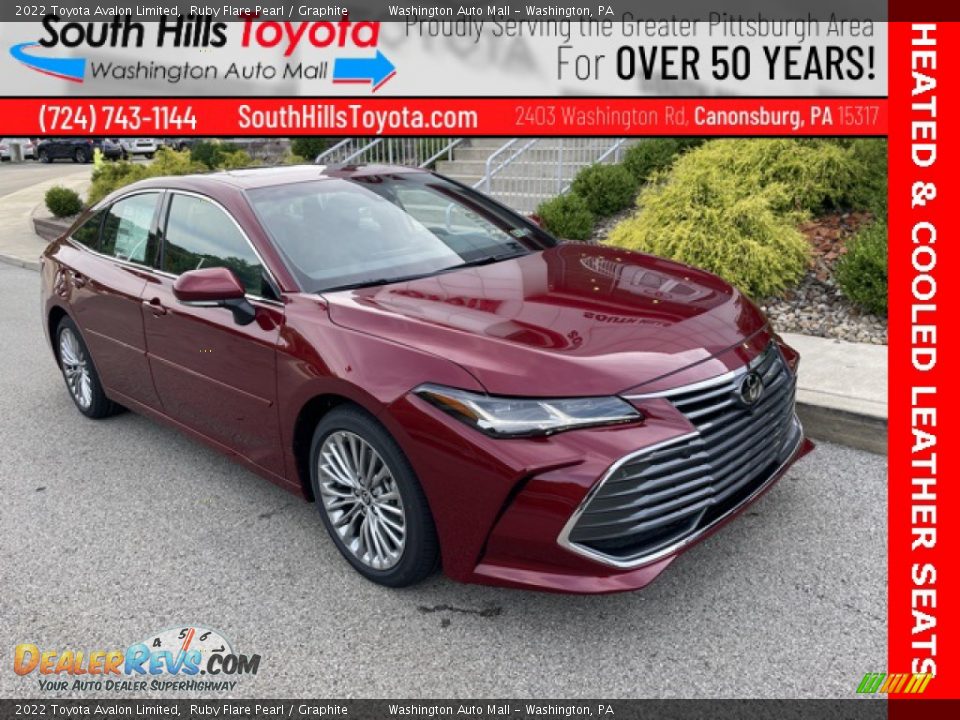 2022 Toyota Avalon Limited Ruby Flare Pearl / Graphite Photo #1