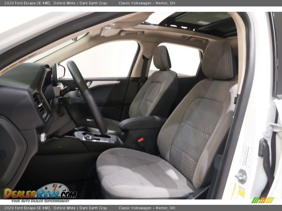 2020 Ford Escape SE 4WD Oxford White / Dark Earth Gray Photo #5