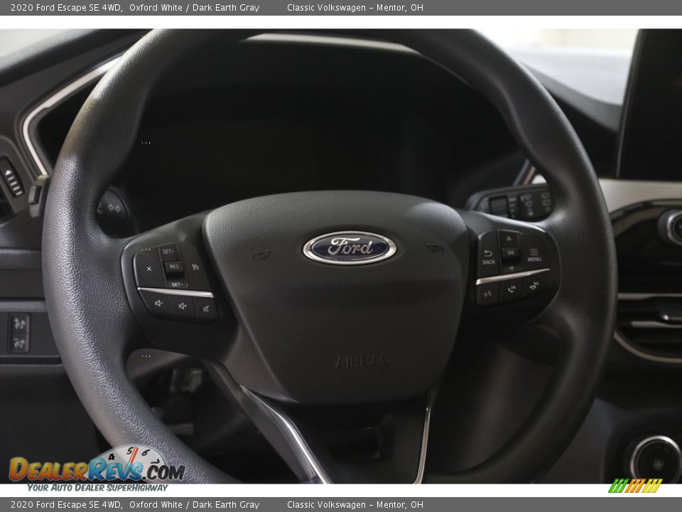 2020 Ford Escape SE 4WD Oxford White / Dark Earth Gray Photo #7