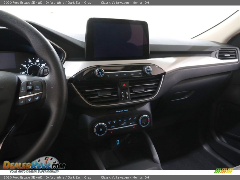 2020 Ford Escape SE 4WD Oxford White / Dark Earth Gray Photo #9