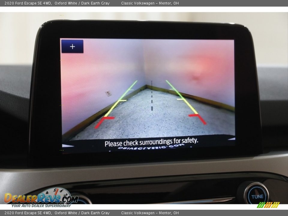 2020 Ford Escape SE 4WD Oxford White / Dark Earth Gray Photo #11
