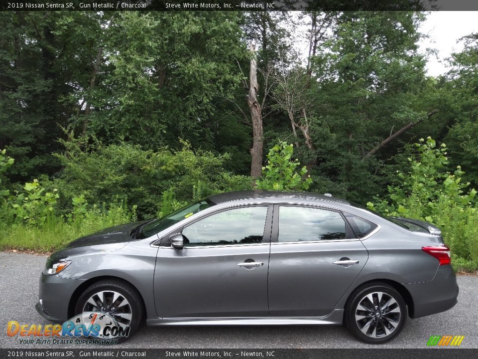 2019 Nissan Sentra SR Gun Metallic / Charcoal Photo #1