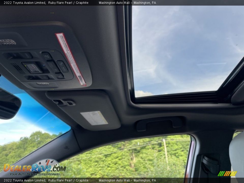 Sunroof of 2022 Toyota Avalon Limited Photo #12