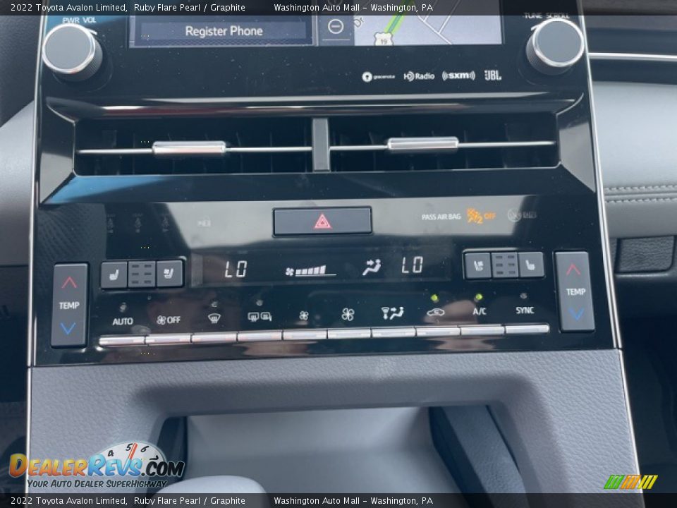 Controls of 2022 Toyota Avalon Limited Photo #14